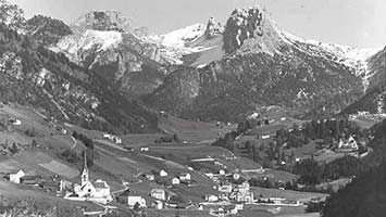 Alte Foto von St. Christina in Gröden